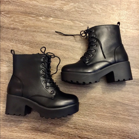 small platform boots